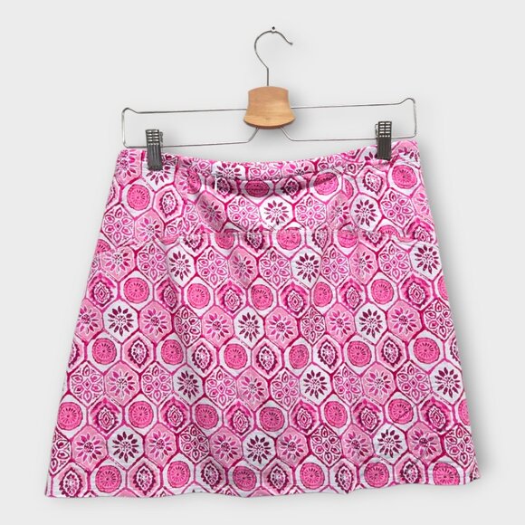 NWOT IBKUL Golf Women's Skort Print (Pink/White) - Small - Picture 2 of 2